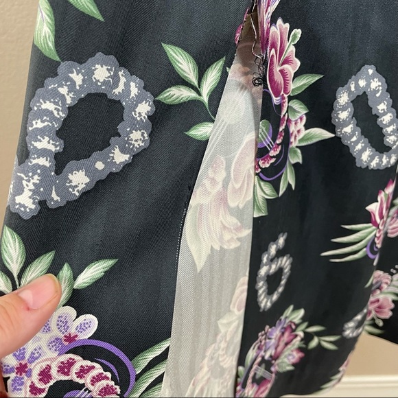 Tommy Bahama Silk Floral Maxi Dress Sz M - Picture 8 of 8